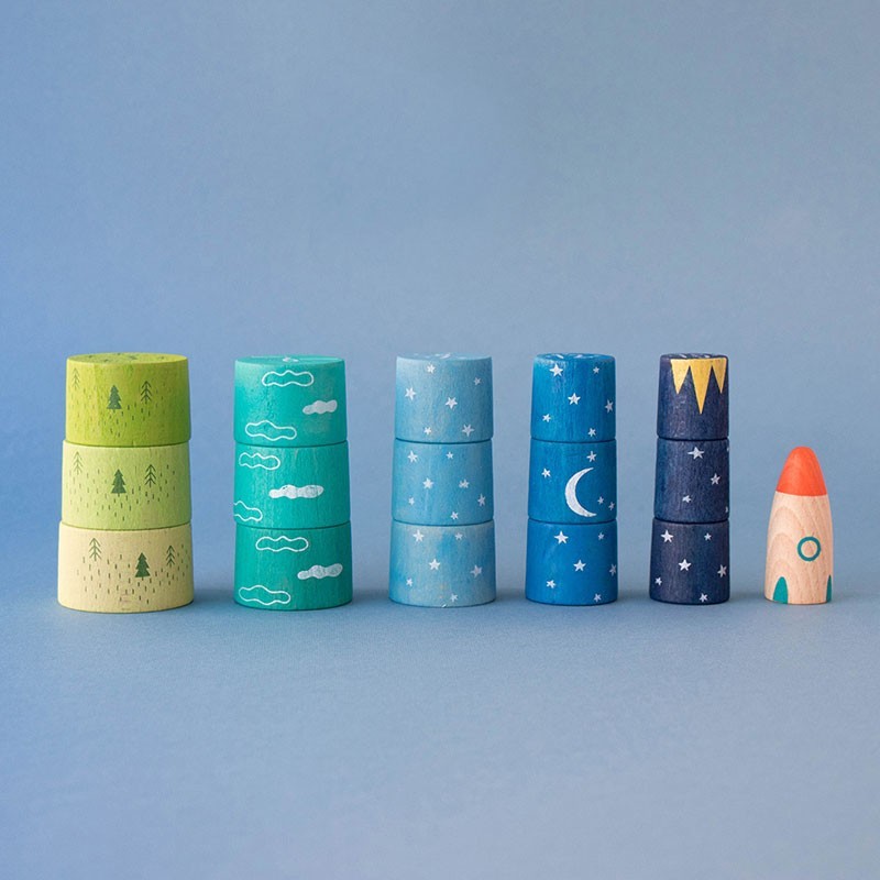 jeu d'équilibre en bois